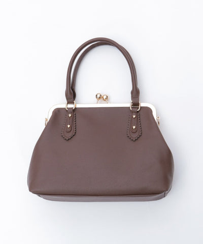 Lace Layered Clasp Boston Bag