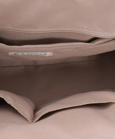 Lace Layered Clasp Boston Bag
