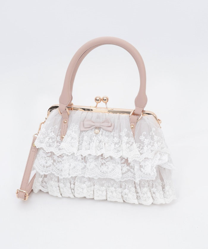 Lace Frill Clasp Bag – axes femme from JAPAN