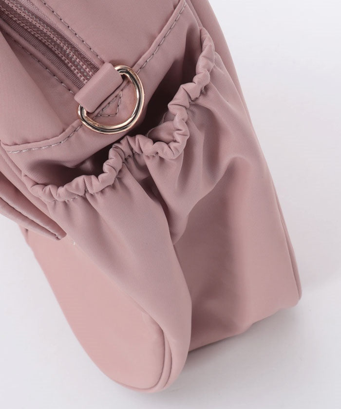 Water Repellent Nylon Double Ribbon Boston Bag – axes femme from JAPAN