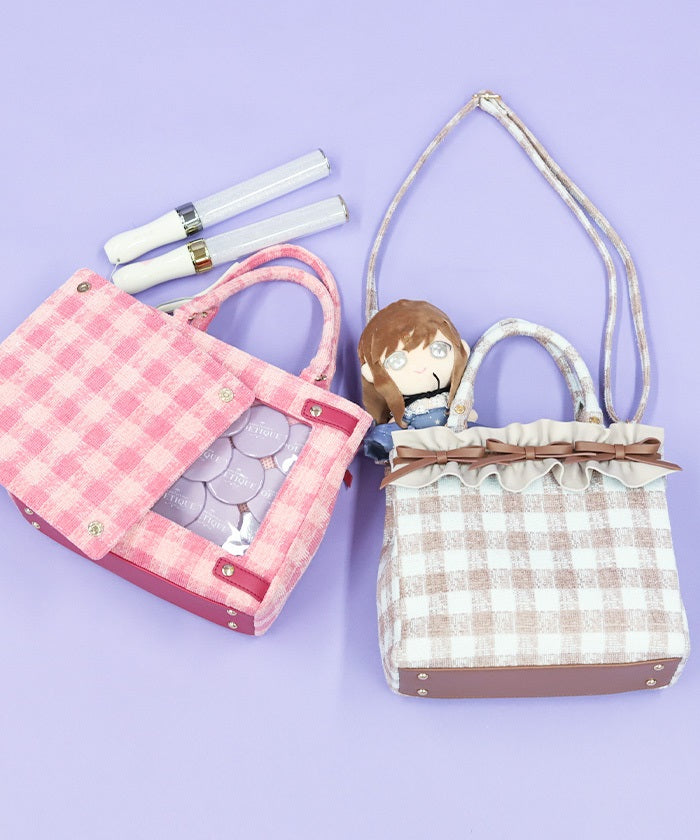 Lamé Tweed Oshikatsu Bag – axes femme from JAPAN