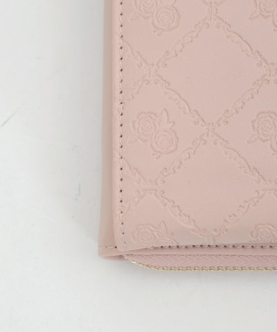 Rose Embossed Smartphone Pochette