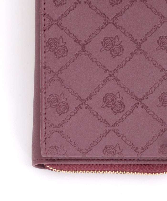 Rose Embossed Smartphone Pochette