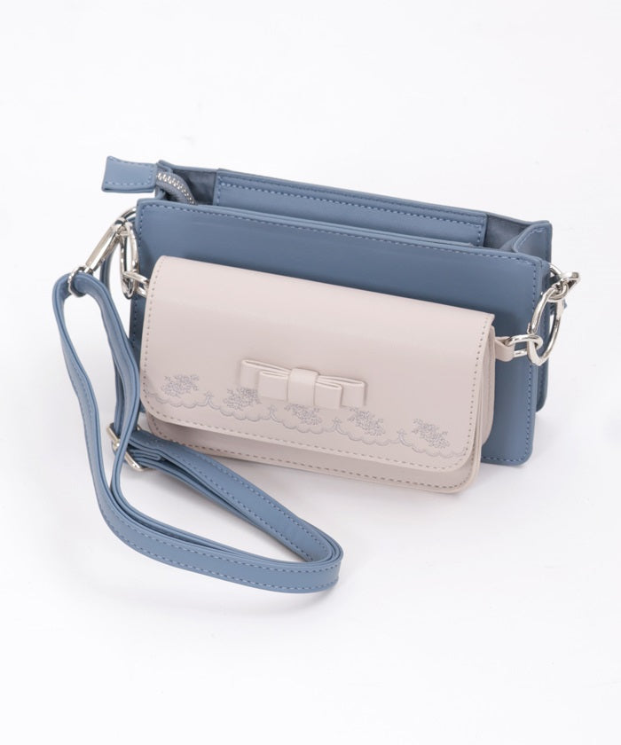 Bicolor 2-Way Pochette