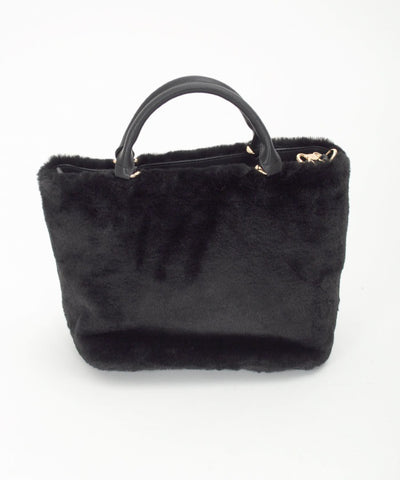 Ribbon Design Fur Bag