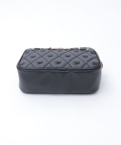 Rose Metal Parts Quilted Shoulder Bag