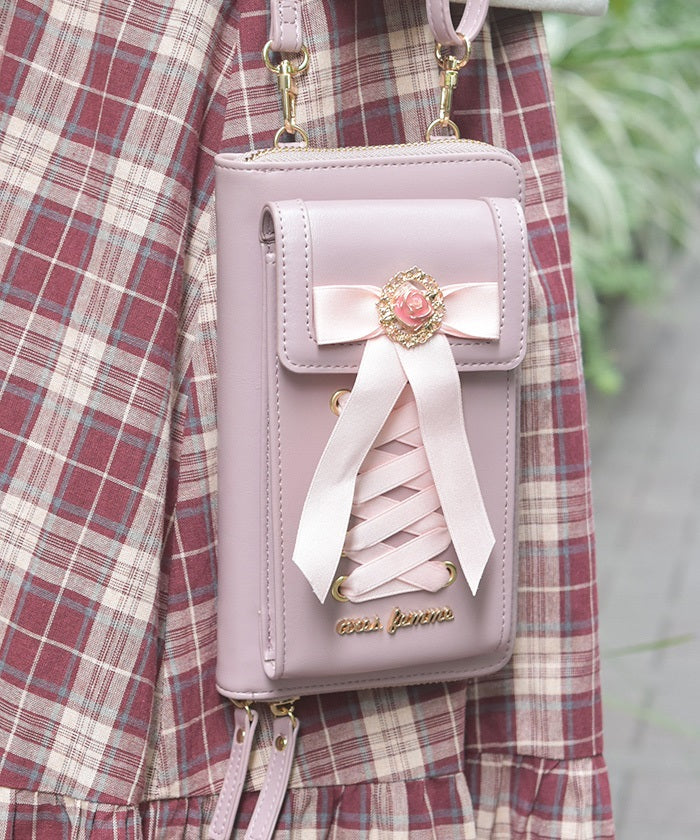 Lace-Up Shoulder Bag – axes femme from JAPAN