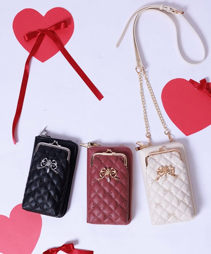 ［axes femme］鞄 Rose Emboss Color Scheme Bag – axes femme from JAPAN