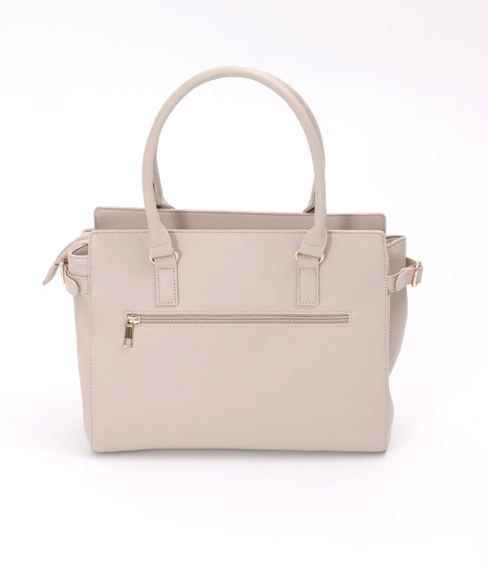 Key Motif Embossed A4 Tote – axes femme from JAPAN