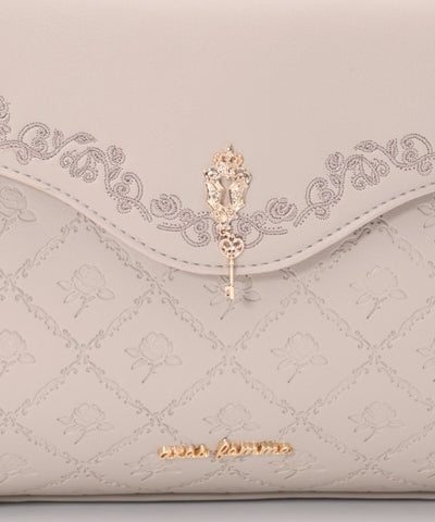 Key Motif Embossed A4 Tote