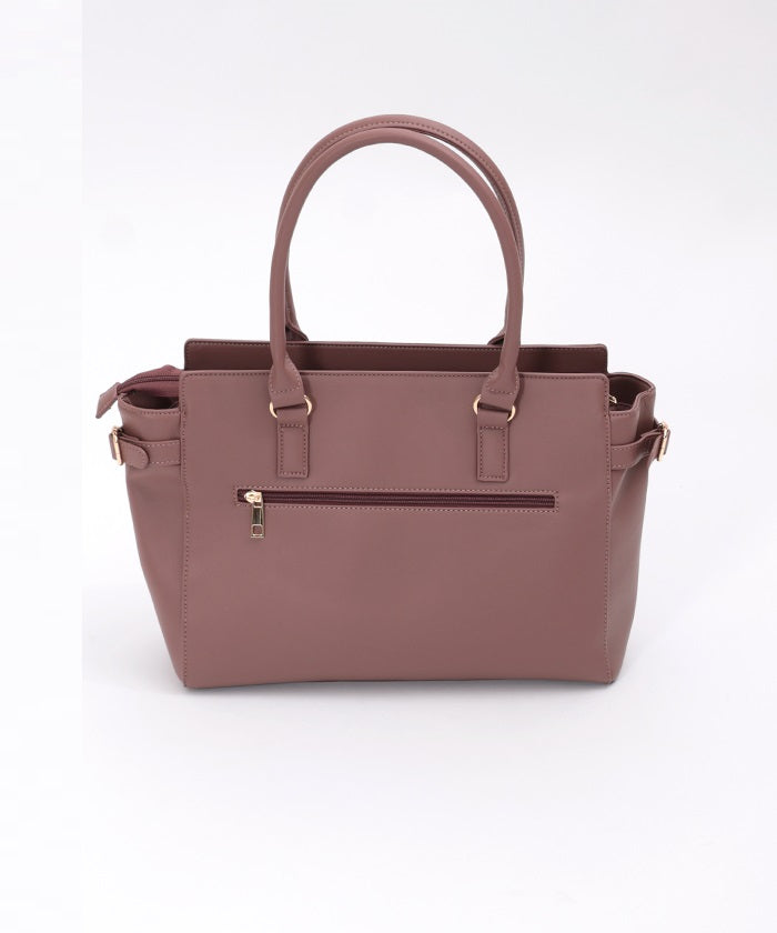 Key Motif Embossed A4 Tote – axes femme from JAPAN