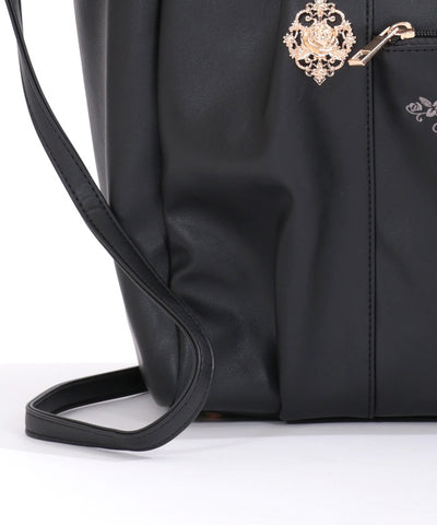 Rose Embroidery Multifunctional Big Tote