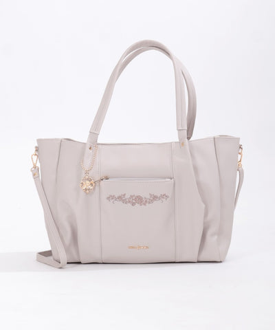 Rose Embroidery Multifunctional Big Tote