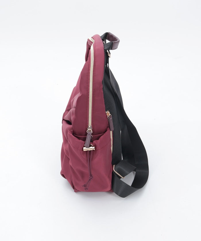 Water Repellent Nylon Backpack with Ribbon