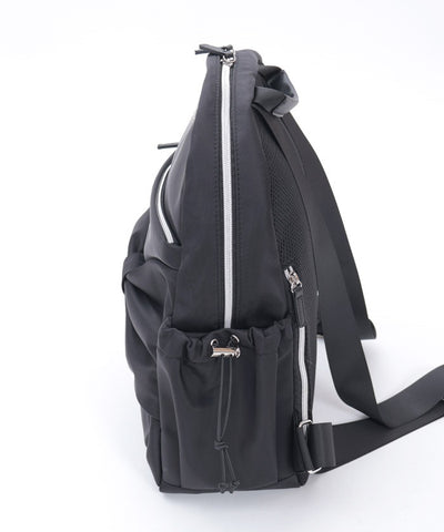 Water Repellent Nylon Backpack with Ribbon
