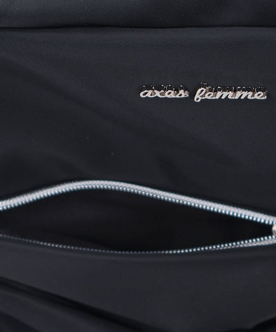 Water Repellent Nylon Backpack with Ribbon