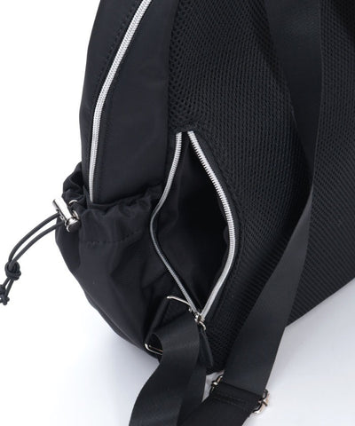 Water Repellent Nylon Backpack with Ribbon