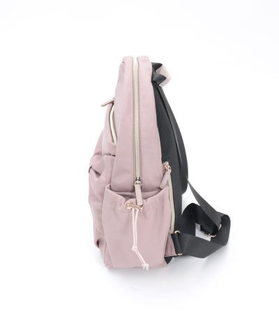Water Repellent Nylon Backpack with Ribbon