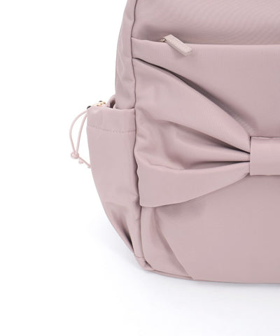 Water Repellent Nylon Backpack with Ribbon