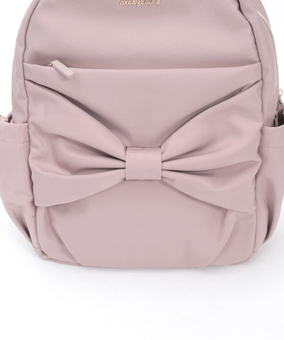 Water Repellent Nylon Backpack with Ribbon