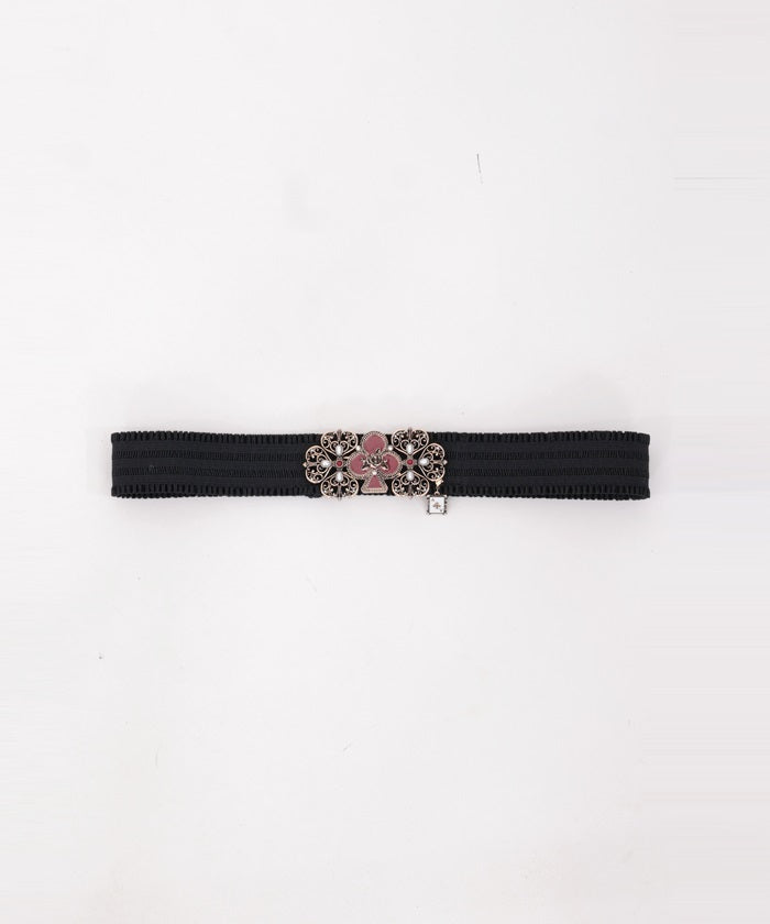 Playing Cards Motif Elastic Belt (Time-limited Price)