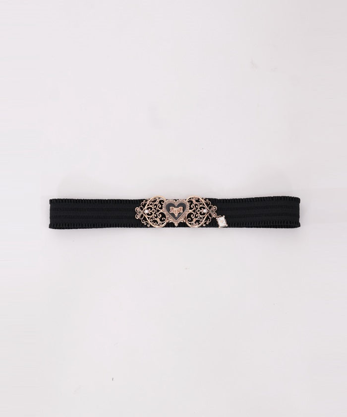 Playing Cards Motif Elastic Belt (Time-limited Price)