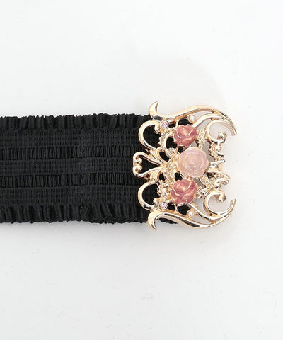 Elegant Rose Elastic Belt