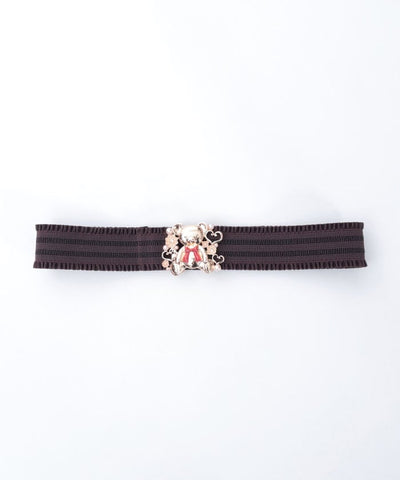 Bear Motif Elastic Belt