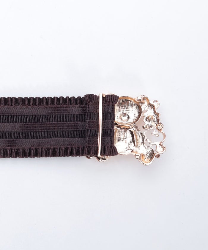 Bear Motif Elastic Belt