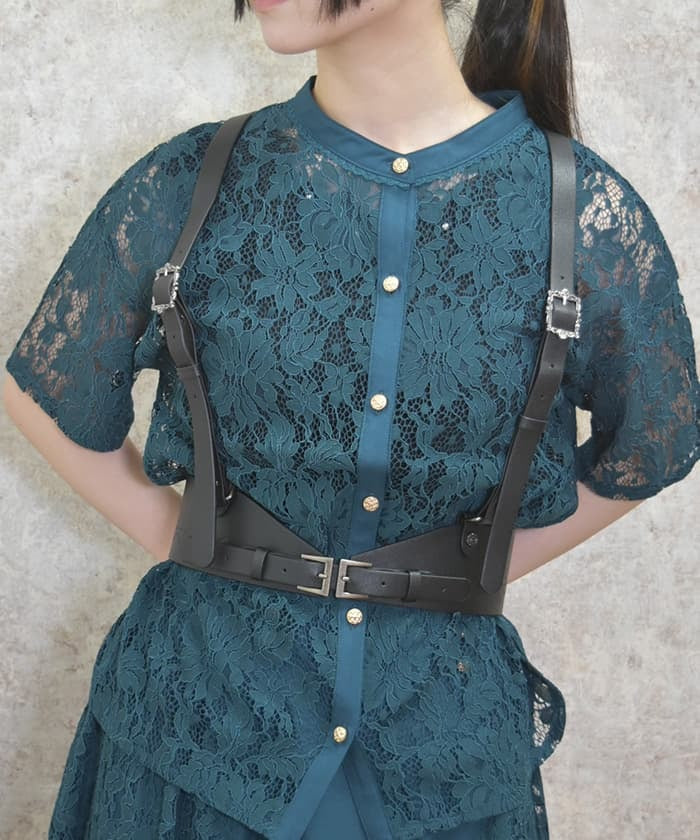 Decoration Buckle Harness Belt