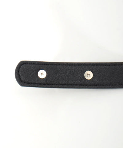 Decorative Turn Lock Clasp Faux Leather Belt