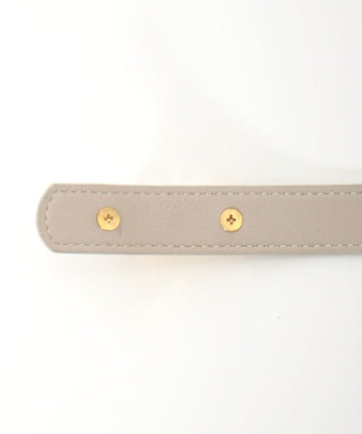 Decorative Turn Lock Clasp Faux Leather Belt