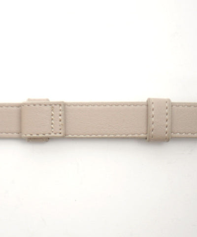 Decorative Turn Lock Clasp Faux Leather Belt