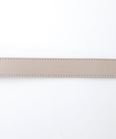 Ornamental Metal Hook Faux Leather Belt