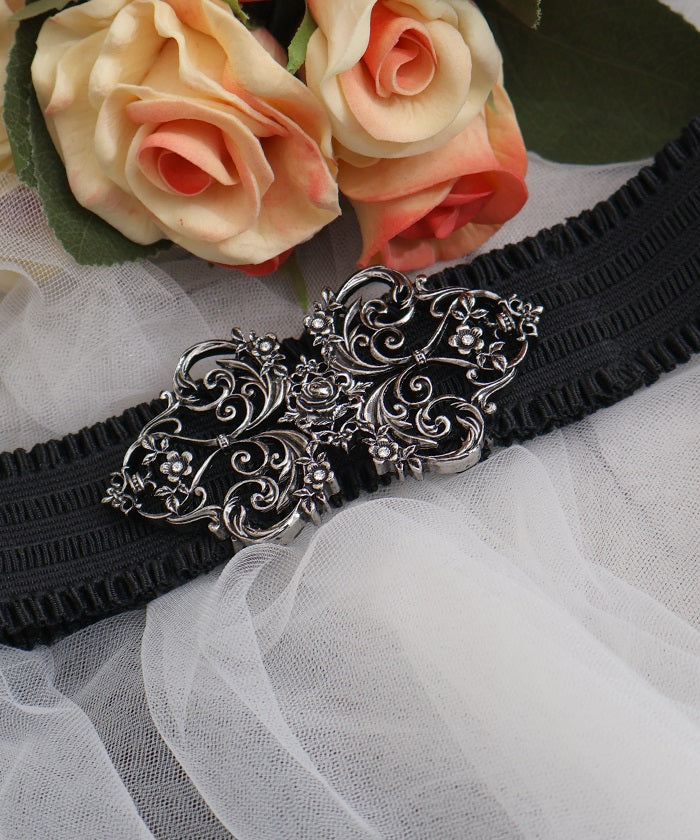 Flower Decoration Classical Elastic Belt