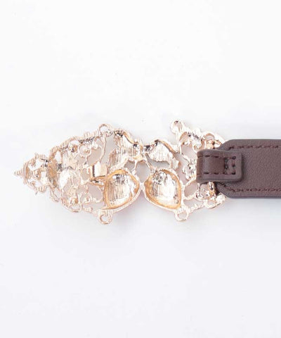 Strawberry Motif Thin Elastic Belt