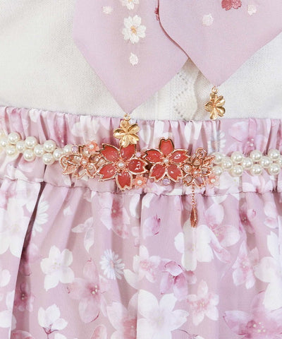 Sakura Decoration Pearl Elastic Belt