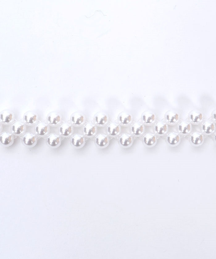 Sakura Decoration Pearl Elastic Belt