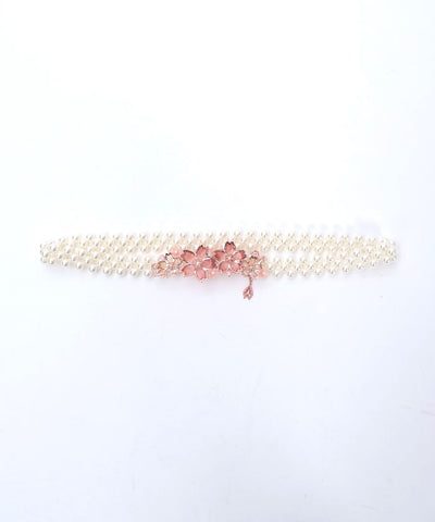 Sakura Decoration Pearl Elastic Belt