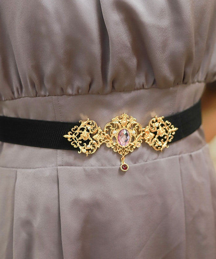 Color Bijoux Thin Elastic Belt