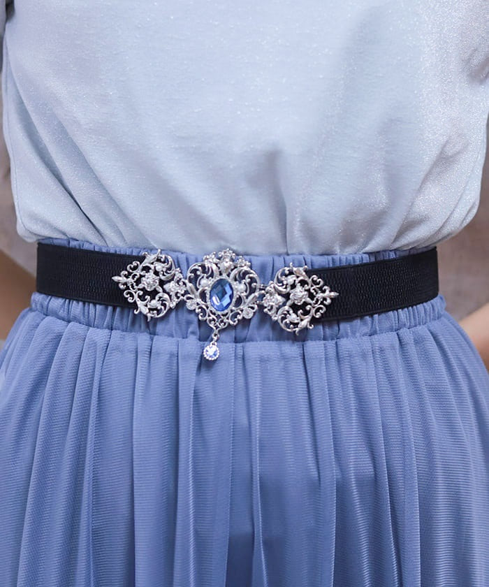 Color Bijoux Thin Elastic Belt