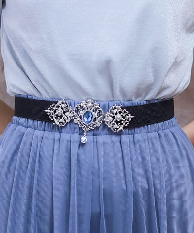Color Bijoux Thin Elastic Belt