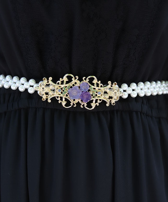 Grace Rose Pearl Belt