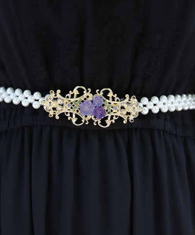 Grace Rose Pearl Belt