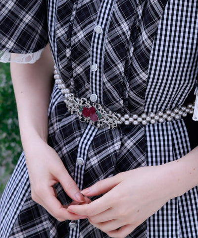 Grace Rose Pearl Belt