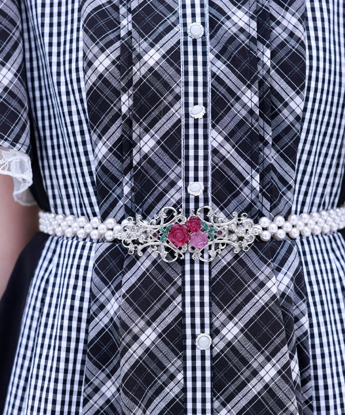 Grace Rose Pearl Belt