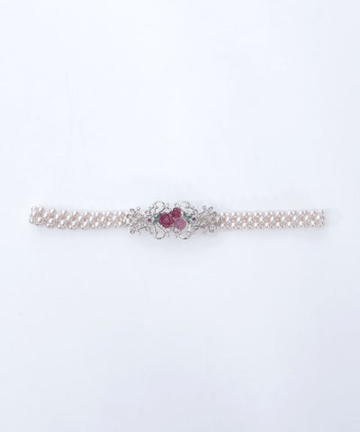 Grace Rose Pearl Belt