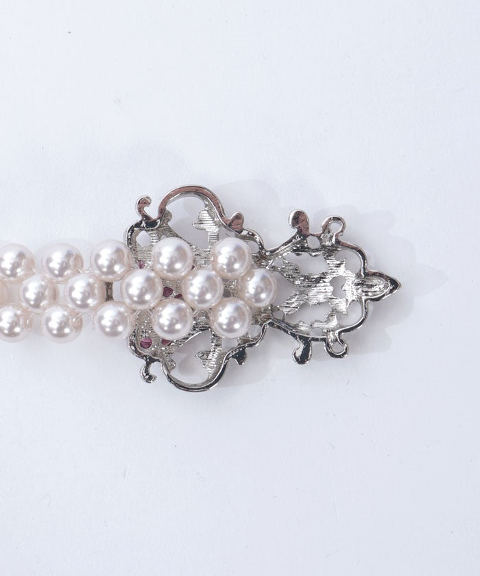 Grace Rose Pearl Belt