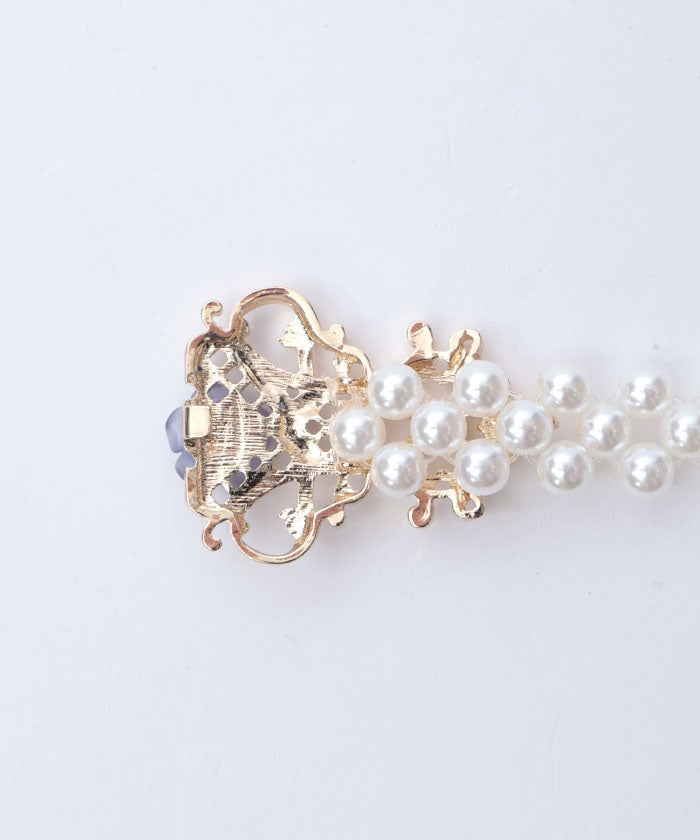 Grace Rose Pearl Belt
