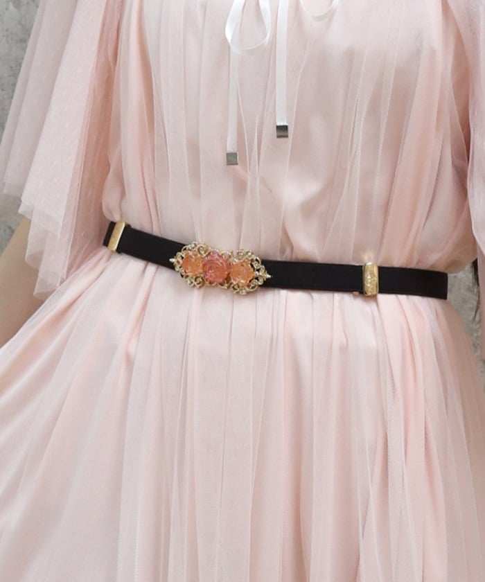 Aurora Rose Thin Elastic Belt